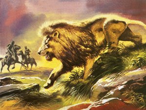 Episodio sui viaggi di Marco Polo da Ron Embleton