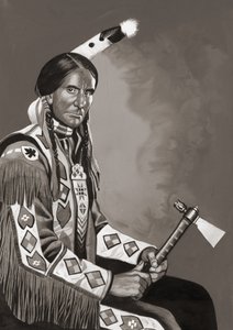 Gufo grigio (gouache su carta) da Ron Embleton