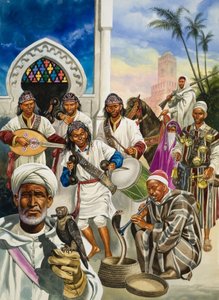 Marrakesh (guazzo su carta)