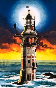 Il faro di Eddystone da Ron Embleton