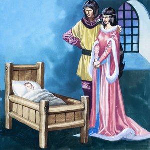 La leggenda di Gudrun: Hagen uccide il grifone da Ron Embleton