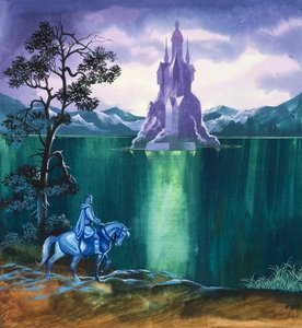 Le mele magiche (gouache su carta)