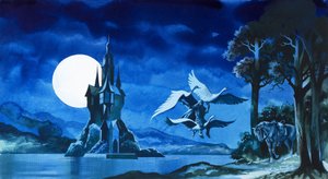 Le mele magiche (gouache su carta)