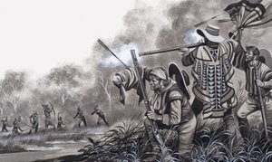 Sotto attacco degli indiani Chavante