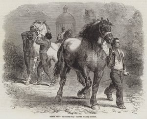 Schizzo da La fiera del cavallo da Rosa Bonheur