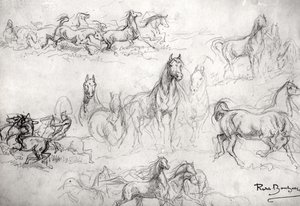 Studio di cavalli da Rosa Bonheur