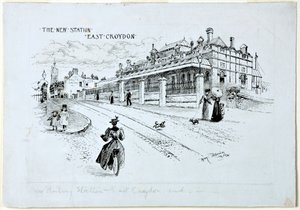 La nuova stazione, East Croydon, luglio 1896