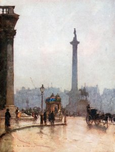 Colonna di Nelson e portico di St Martin-in-the-Fields