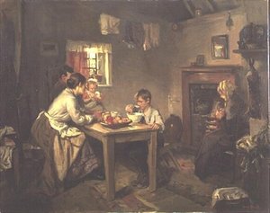 Interno di un cottage da Rose Mead