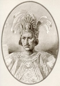 Moctezuma II, da Living Biographies of Famous Rulers