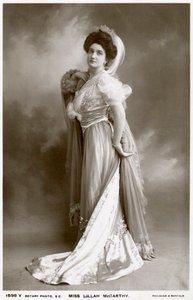 Lillah McCarthy, attrice e direttrice teatrale britannica, c1900s da Rotary Photo