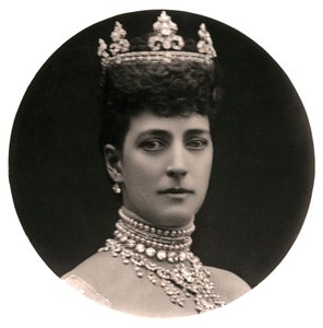 Regina Alessandra 1844-1925, regina consorte di re Edoardo VII, fine XIX secolo da Rotary Photo