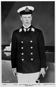 Il Principe di Galles in uniforme da guardiamarina, 1910