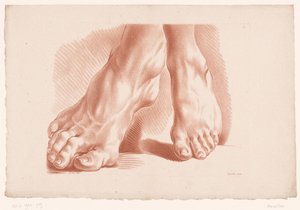 Due piedi da Louis François Roubillac