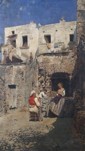 Il sole, di Rubens Santoro (1859-1942)