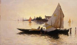Venezia, La fine della giornata da Rubens Santoro