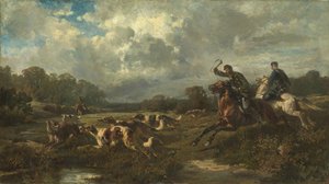 Granduca Vladimir Aleksandrovič di Russia a caccia di lupi da Rudolf Ferdinandovich Frenz
