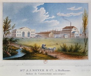Fabbrica dei signori Meyer & Cie a Mulhouse, Francia