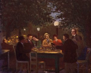 Una festa "Heurigen" da Rudolf Klingsbogl