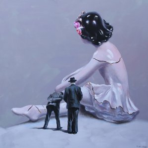 Ballerina rotta e surreale da Rudolf Kosow