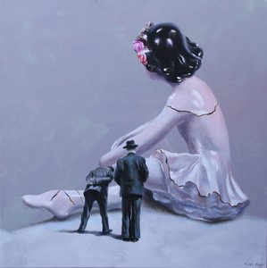 Tricky, 2022 (olio su tela)
