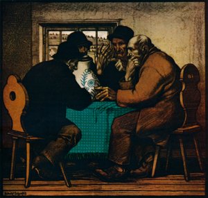 I bevitori, c1927 da Rudolf Schiestl