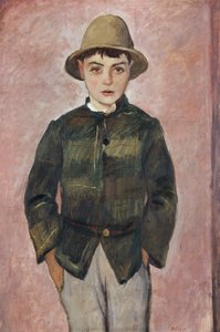 Ragazzo di campagna, circa 1928 da Rudolf Vejrych