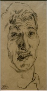 Autoritratto come prigioniero (in Russia) da Rudolf Wacker