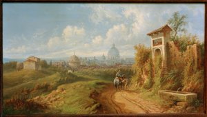 Vista su Roma da Rudolf von Alt