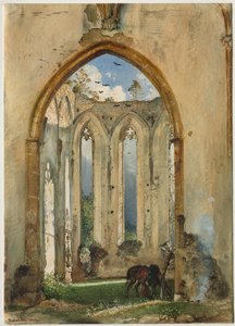 Rovina di una chiesa, 1849
