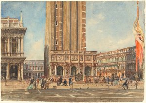 La Piazza San Marco da Rudolf von Alt