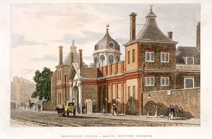 British Museum, Holborn, Londra, c1810 da Rudolph Ackermann
