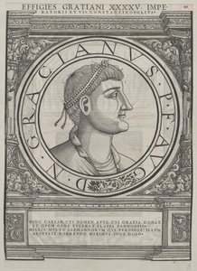 Imperatore romano Graziano da Rudolph Wyssenbach