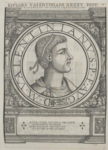 Imperatore romano Valentiniano II da Rudolph Wyssenbach