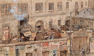 La fonderia di ferro Kitschelt a Skodagasse a Vienna da Rudolf von Alt