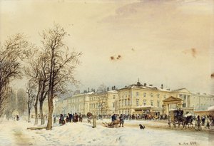 La stazione nord, Vienna; Der Nordbahnhof, Wien, 1852