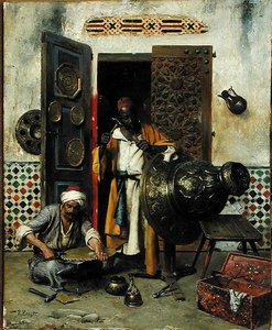 Il lavoratore del metallo, c.1888 da Rudolphe Ernst