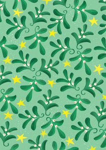 Motivo natalizio verde, 2016 da Runa Anastasiya Rudaya