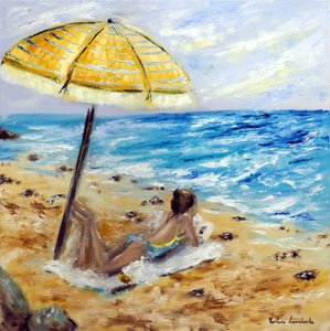 Giornata in spiaggia, 2022 da Ruslana Levandovska