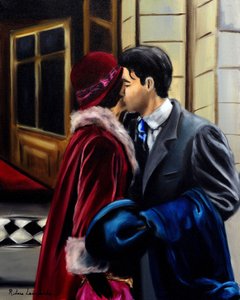 Romanticismo senza tempo, 2024 (olio su tela) da Ruslana Levandovska