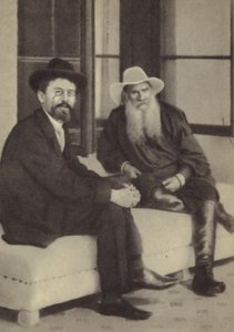 Anton Chekhov e Leo Tolstoy