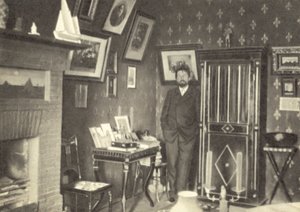 Anton Cechov nel suo studio a Yalta, Crimea da Russian Photographer