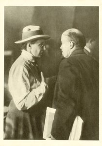 Elena Stasova e Lenin al Secondo Congresso Mondiale del Comintern al Cremlino, Mosca