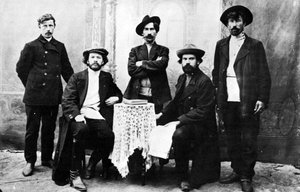 Membri del gruppo terroristico russo Narodnaya Volya, c.1870-80