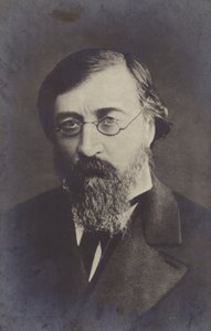 Nikolay Chernyshevsky (1828-1889), filosofo russo, socialista e democratico rivoluzionario, fine XIX secolo da Russian Photographer