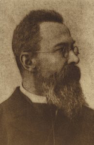 Ritratto di Nikolai Rimsky-Korsakov da Russian Photographer