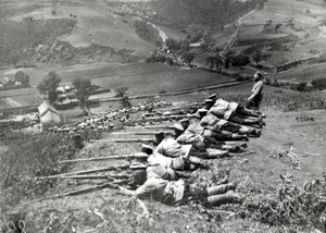 Truppe russe durante la guerra russo-giapponese, 1904 da Russian Photographer