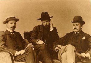I poeti Konstantin Dmitriyevich Balmont (Constantin Dmitrievitch Balmont) da Russian Photographer