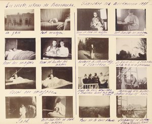 La famiglia imperiale russa, pagina da un album di fotografie, c.1897-99 da Russian Photographer