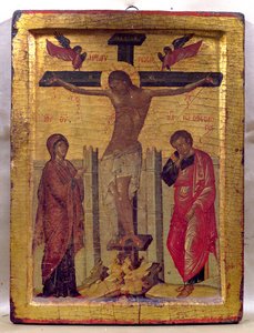 Cristo sulla croce da Russian School